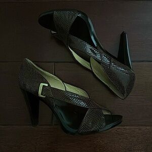 Michael Kors Snakeskin Effect Heels